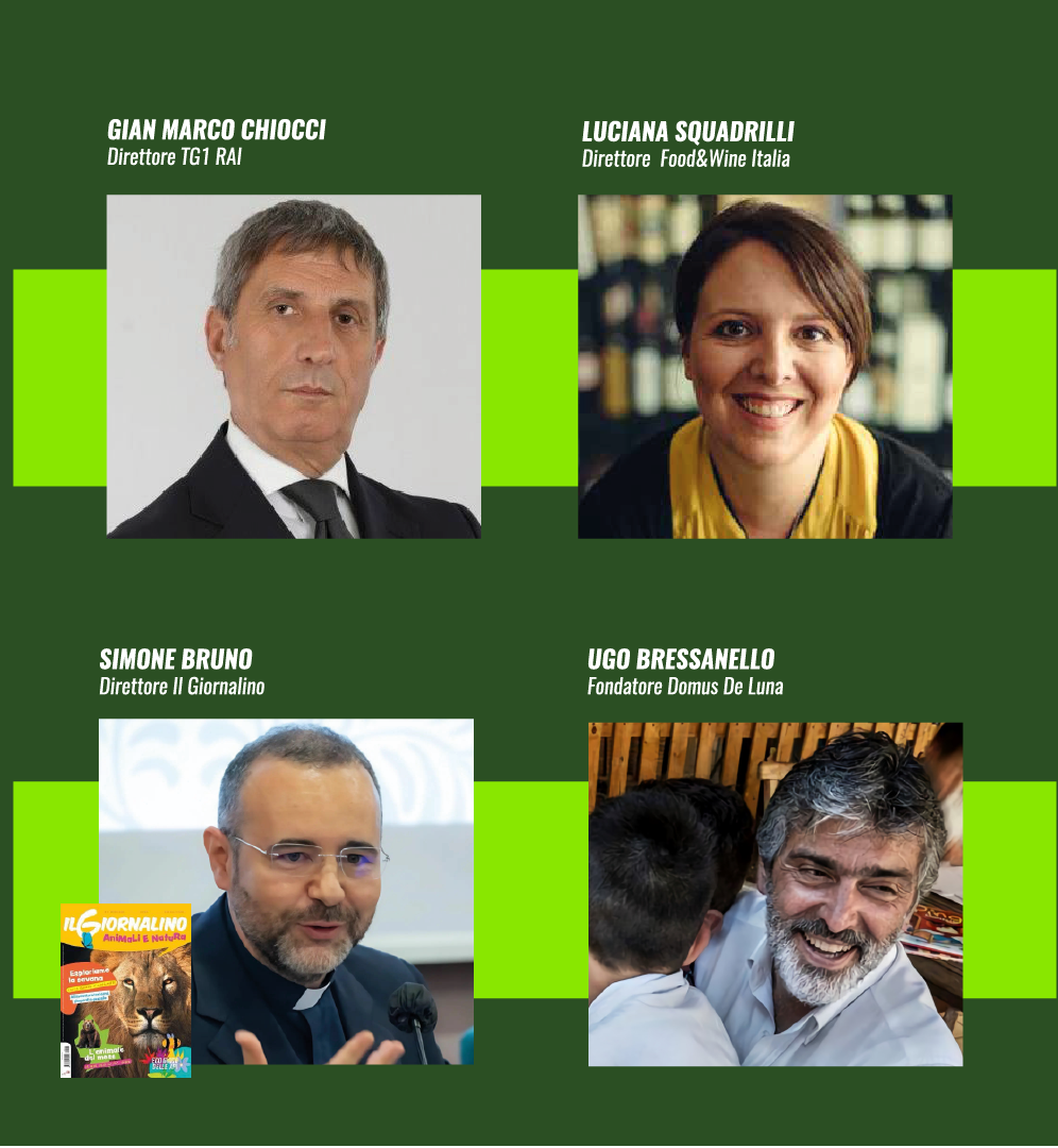 Premio Buone Notizie, i vincitori sono: Gian Marco Chiocci, don Simone Bruno, Luciana Squadrilli e Ugo Bressanello