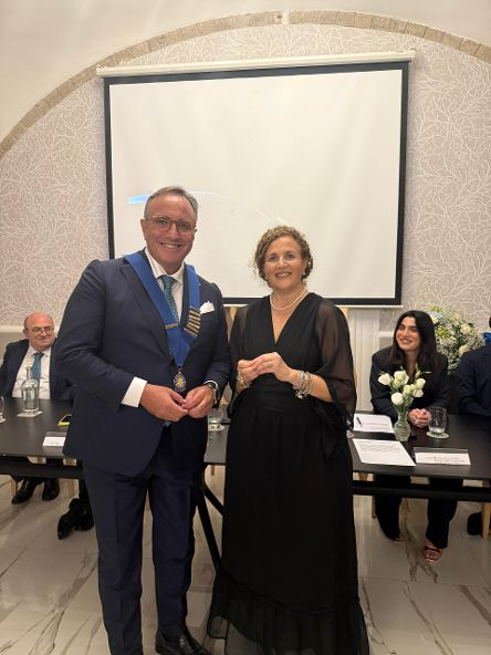 Cerimonia di passaggio di consegne al Rotary Club Caserta “Luigi Vanvitelli”