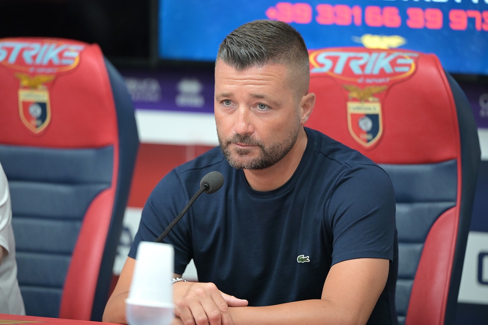 Casertana, mister Coppitelli: “Chiedo tutto a me stesso e ai ragazzi, qui per un progetto ambizioso”