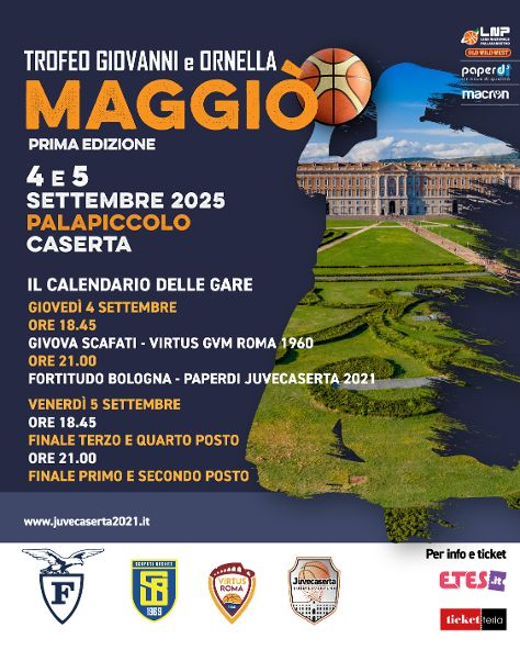 Trofeo “Giovanni ed Ornella Maggiò”, ecco il calendario e gli orari
